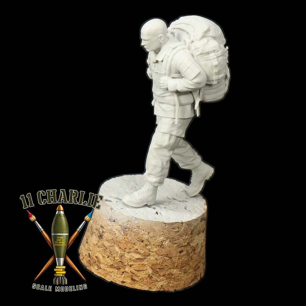 Single Soldier with Molle Rucksack Option 2