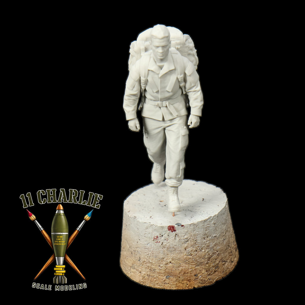 Single Soldier with Molle Rucksack Option 1