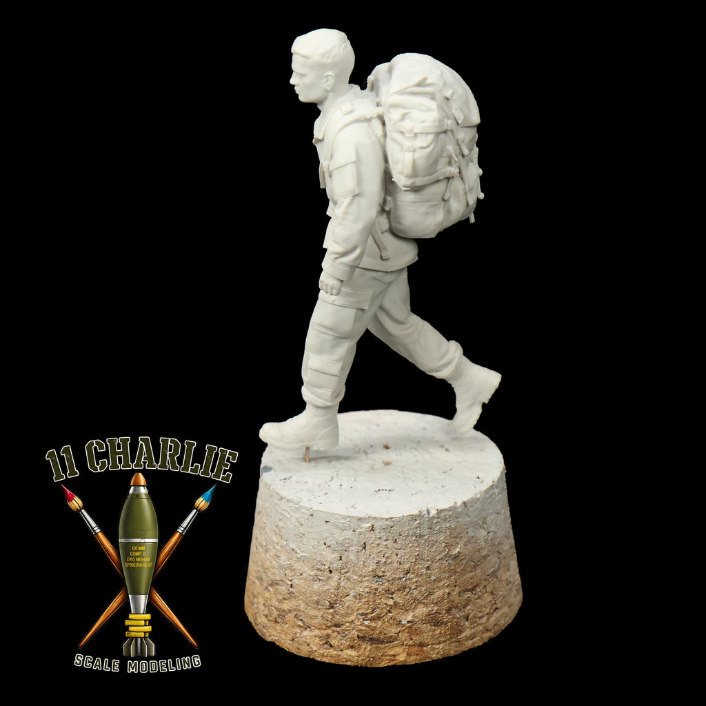 Single Soldier with Molle Rucksack Option 1