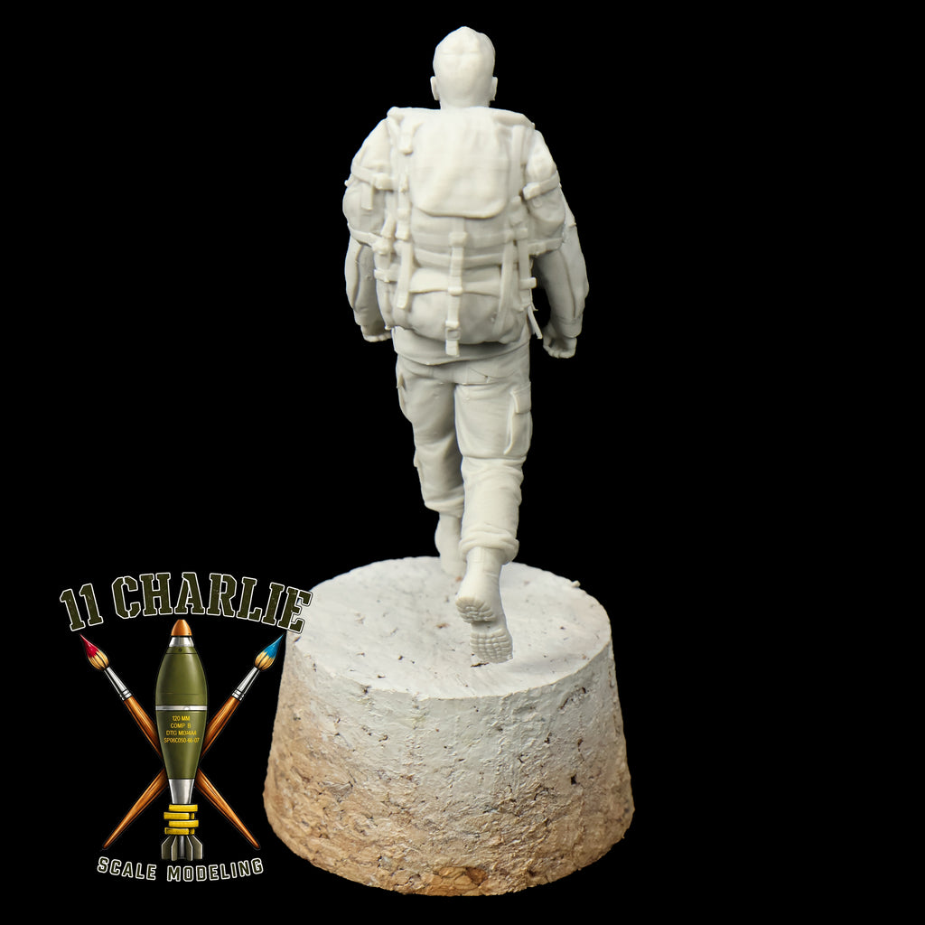 Single Soldier with Molle Rucksack Option 1