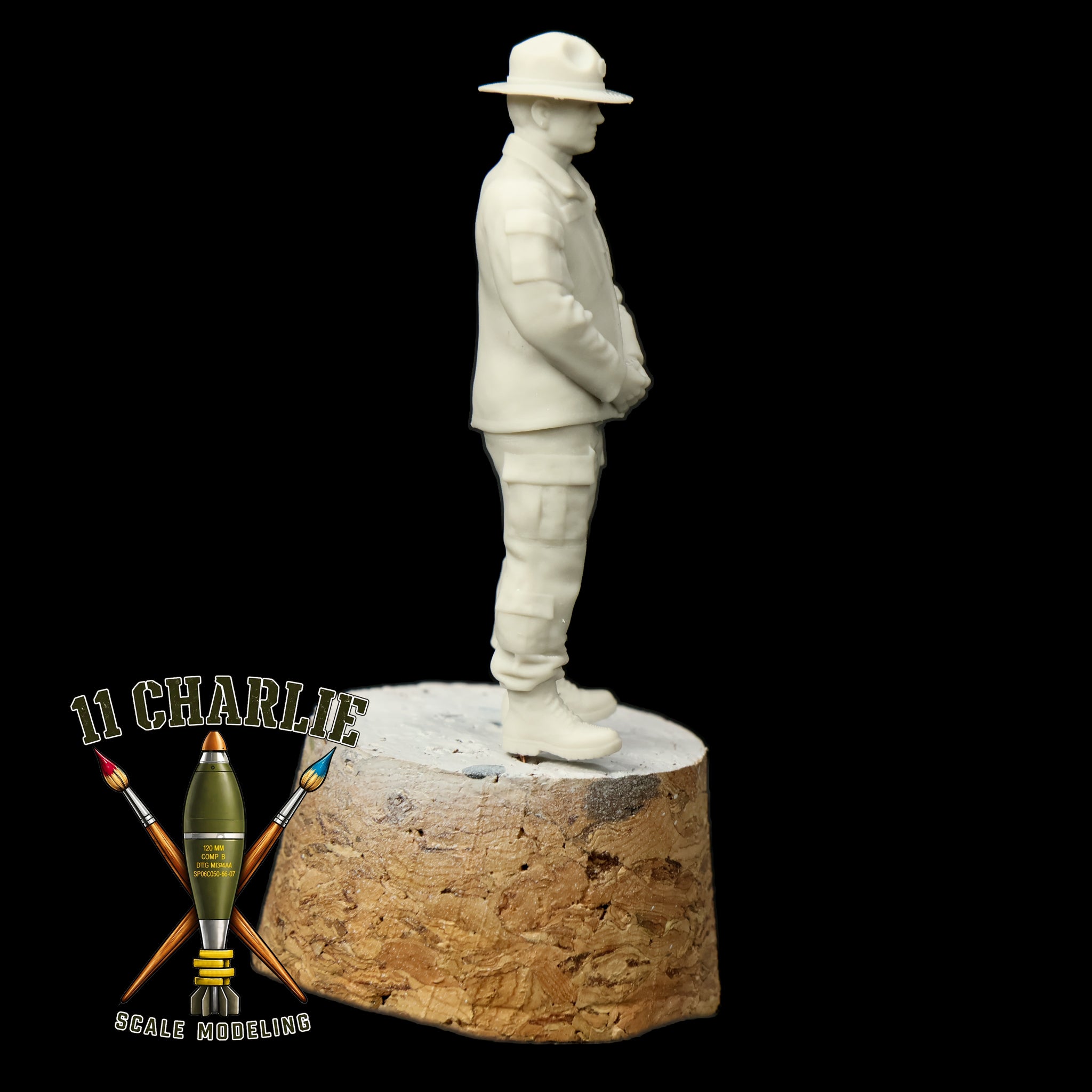 Single Drill Sergeant Standing