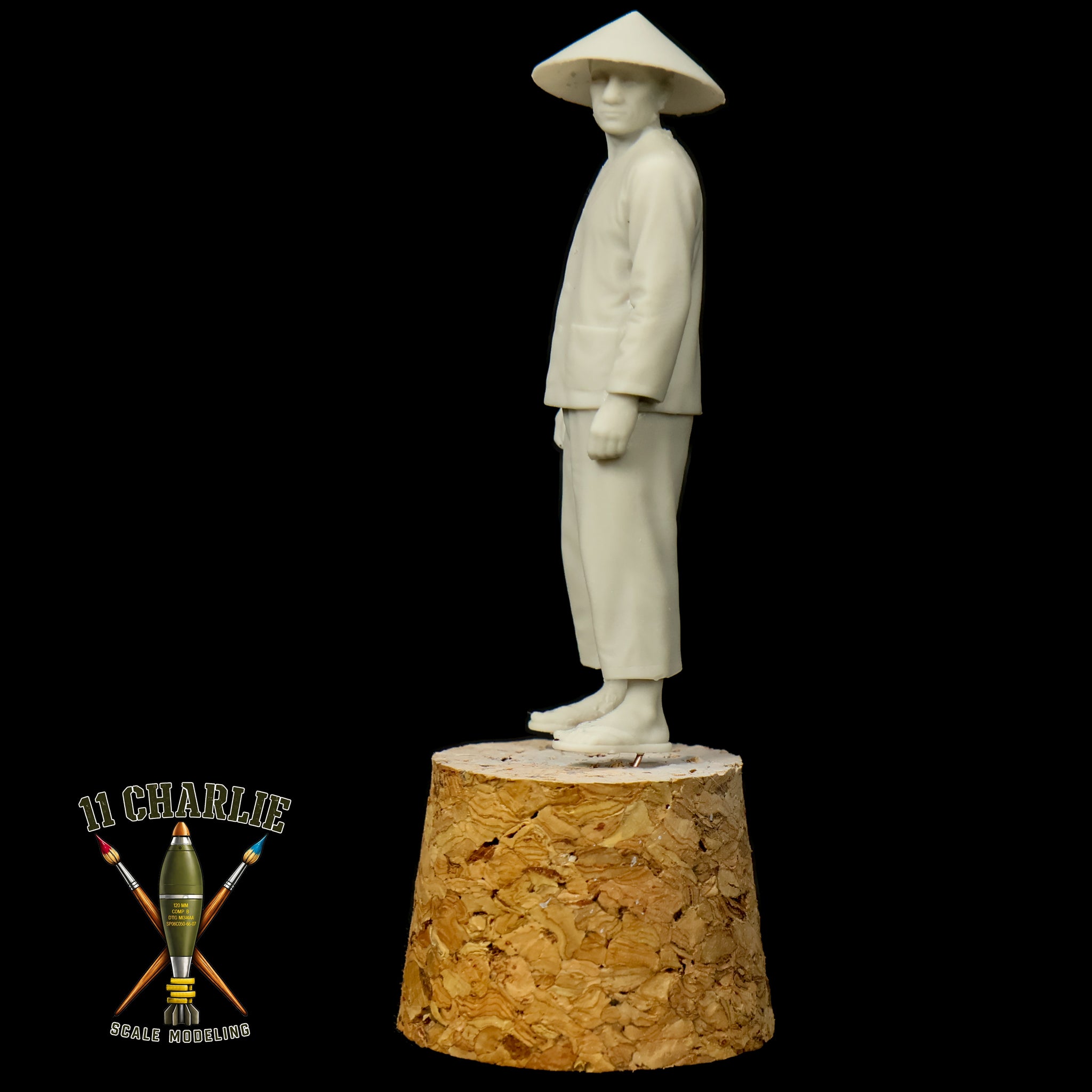 Single Vietnamese Man with Non La Hat
