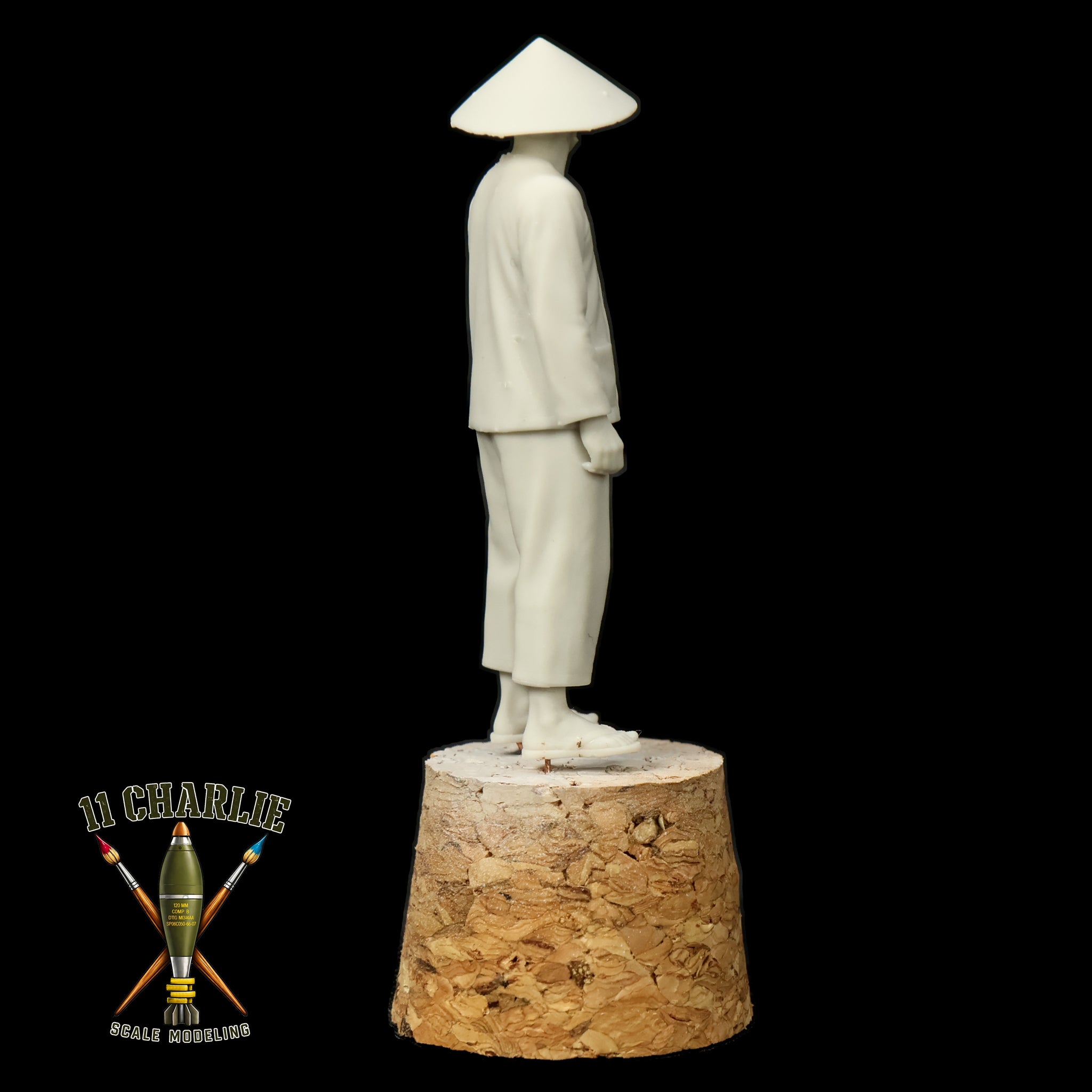 Single Vietnamese Man with Non La Hat