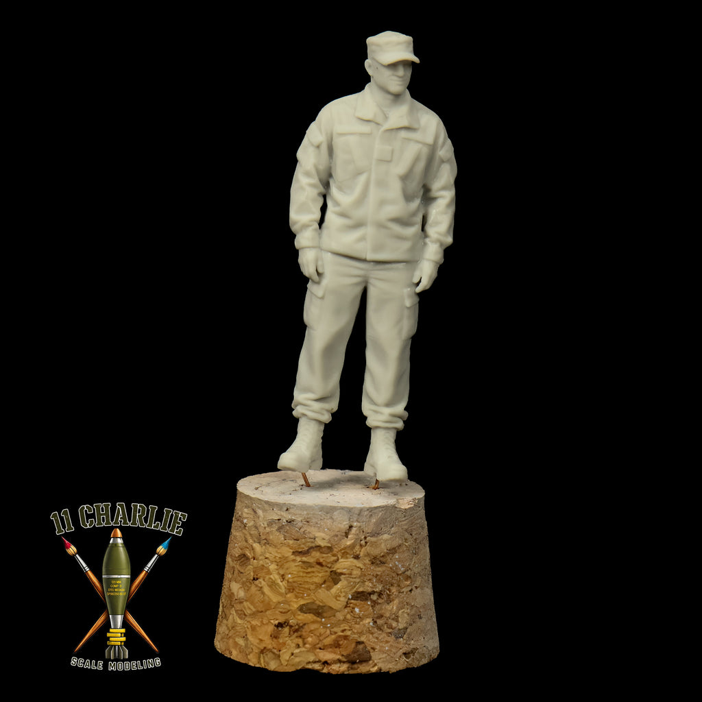 Single Soldier in Patrol Cap