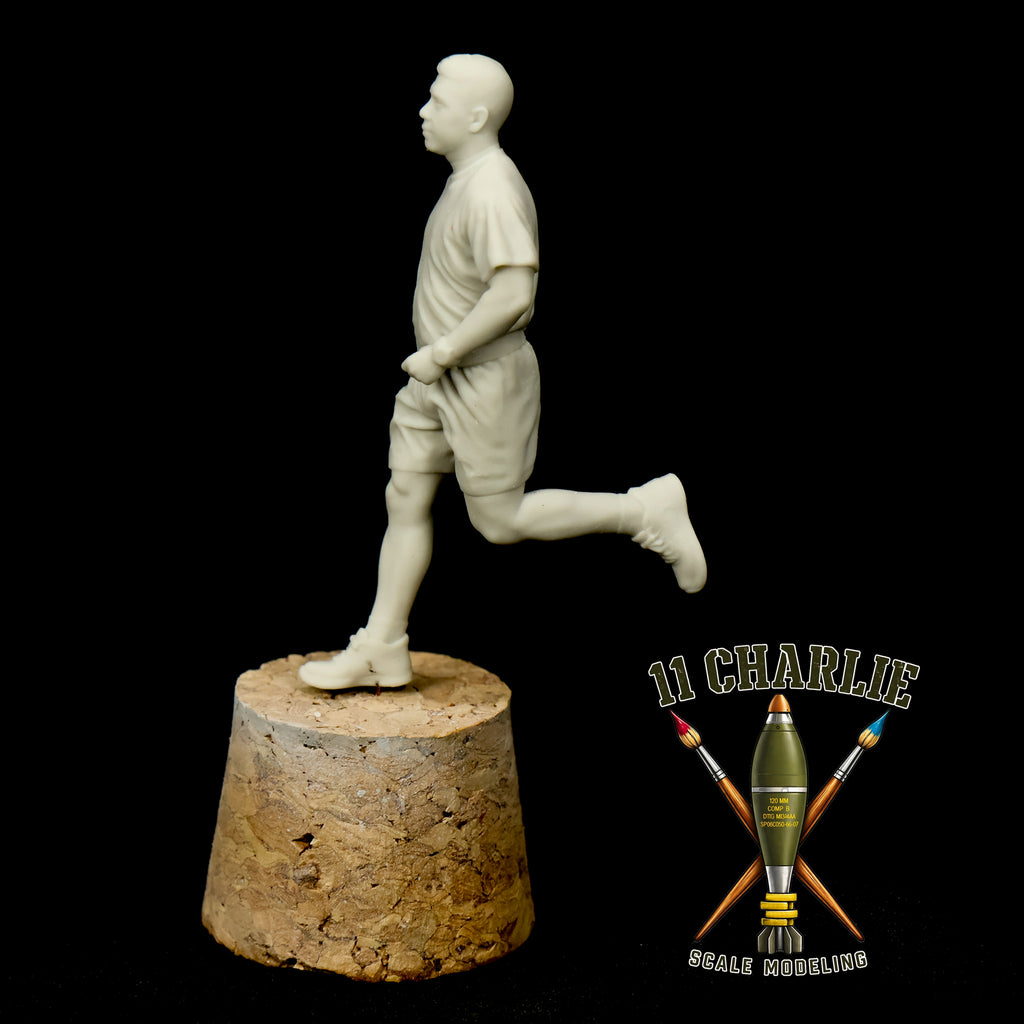 Single Soldier Running in PT Gear Option 2