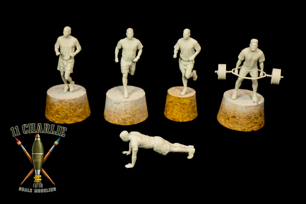 Collection: Five Soldiers Working Out