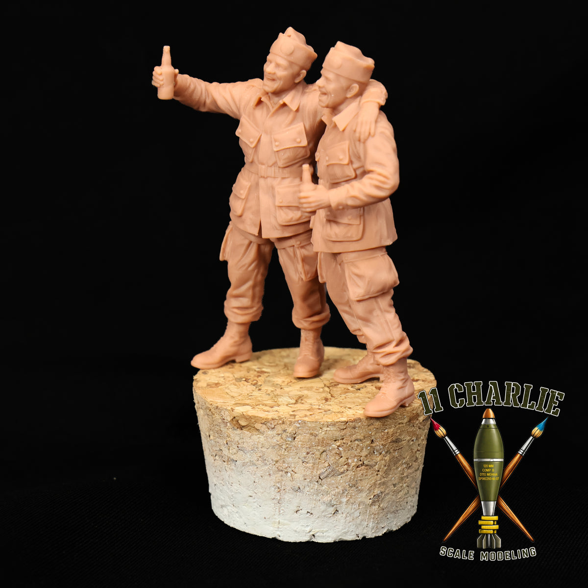 Two US WWII Paratroopers