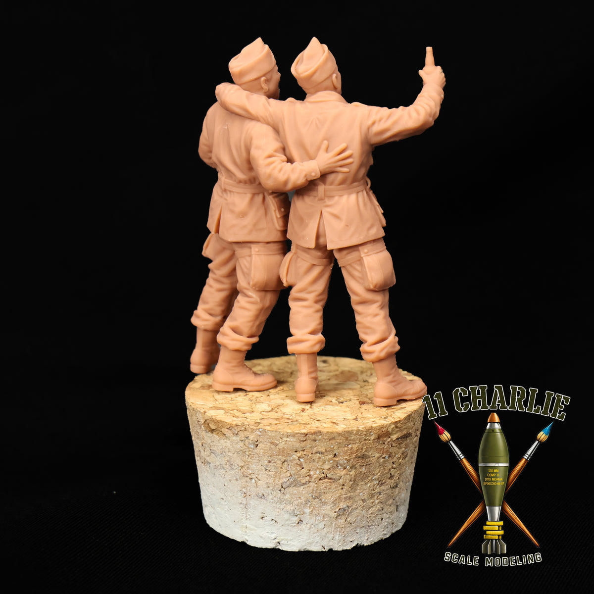 Two US WWII Paratroopers