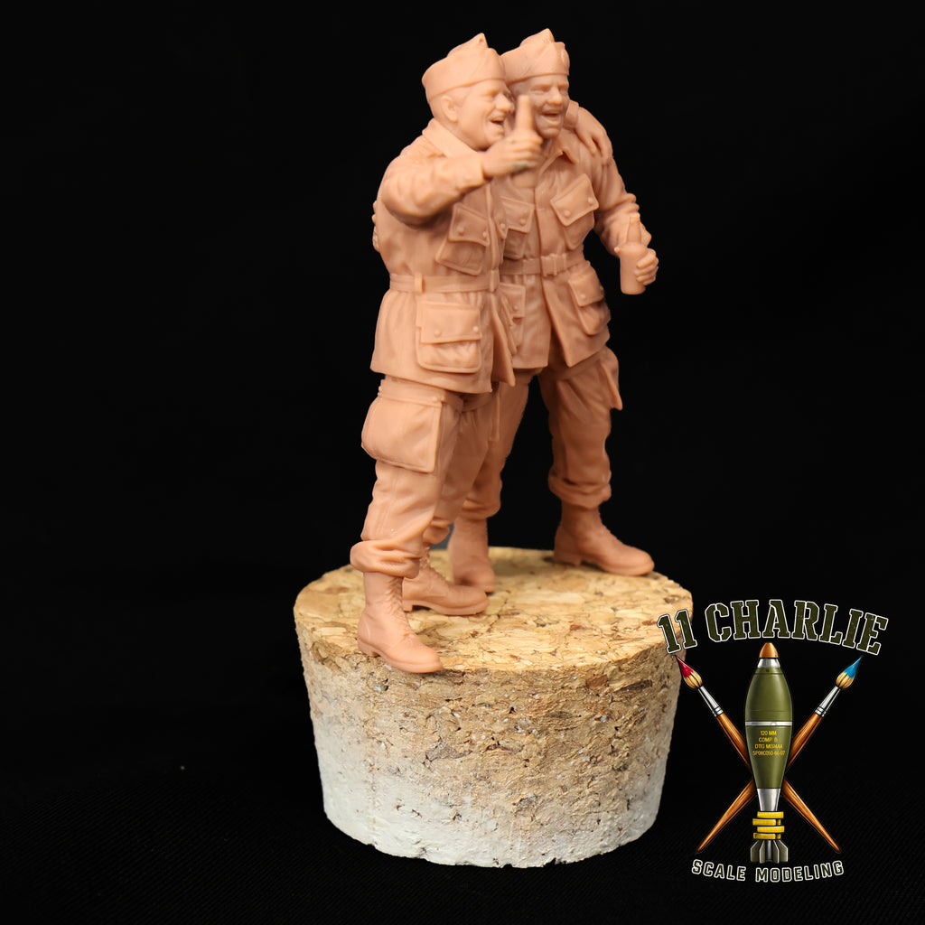 Two US WWII Paratroopers