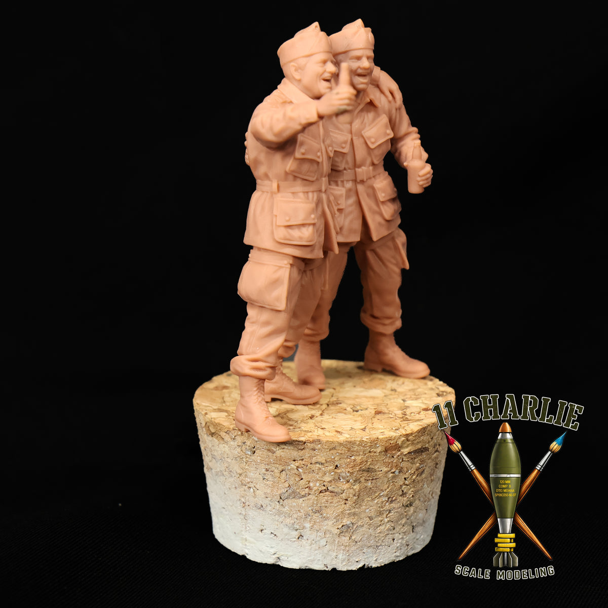Two US WWII Paratroopers