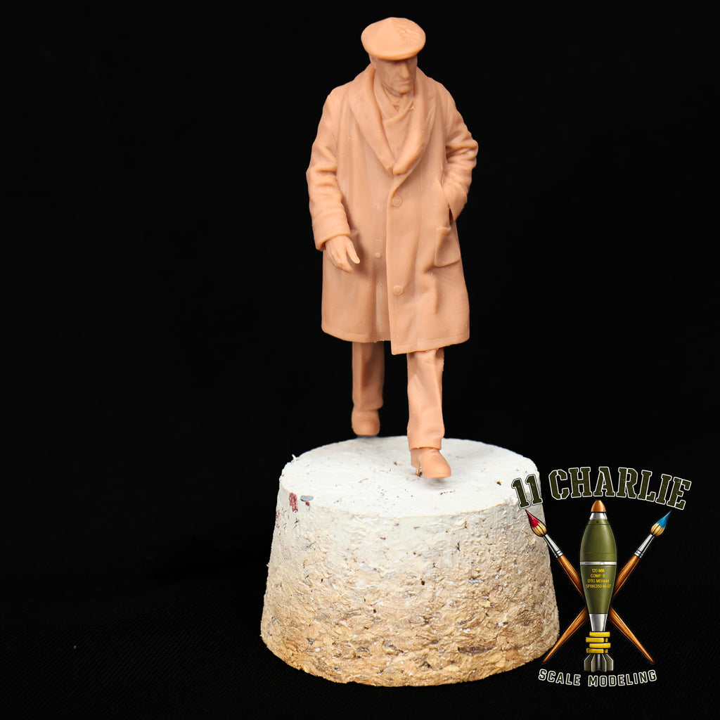 Single Elderly WWII Era Man