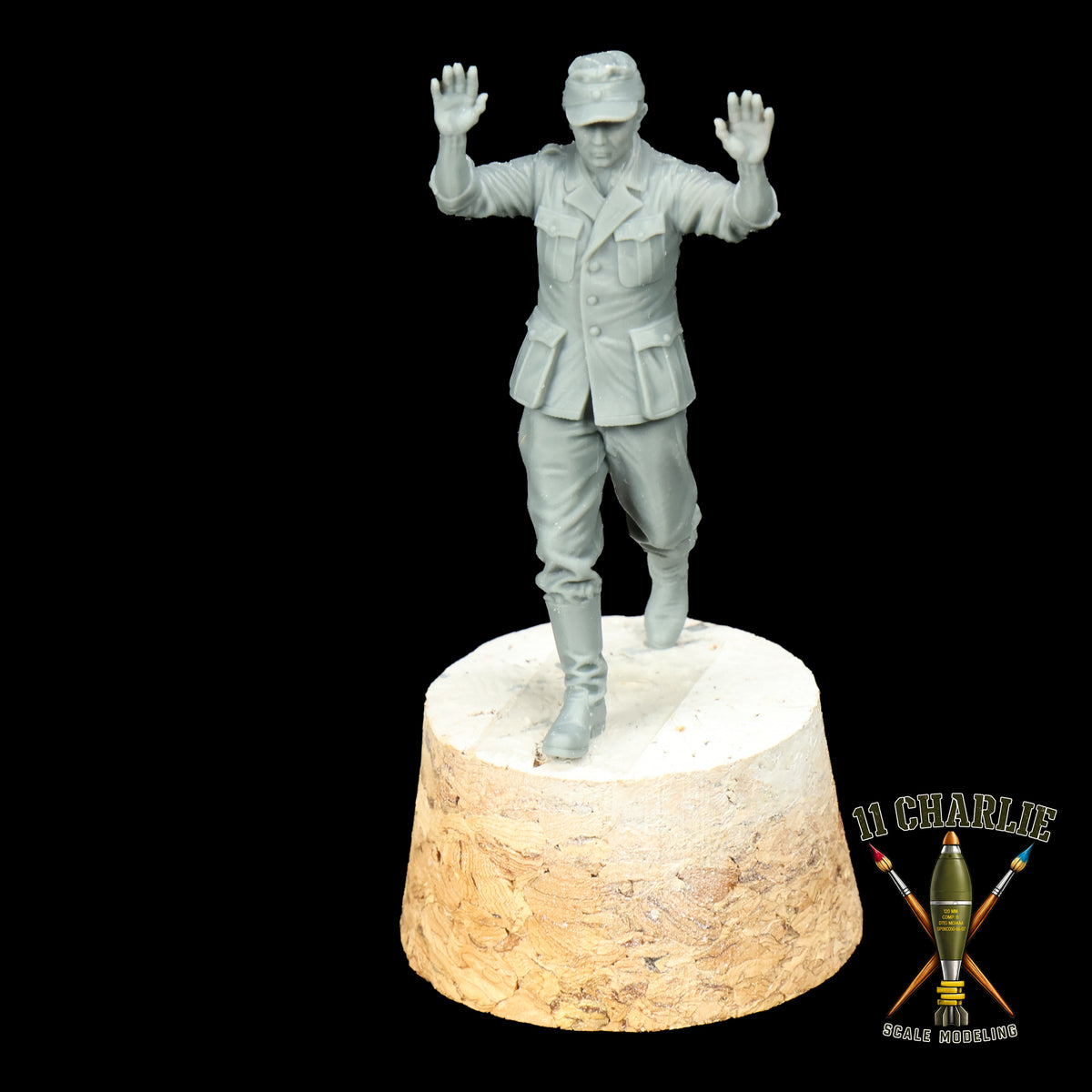 Single German Soldier Surrendering