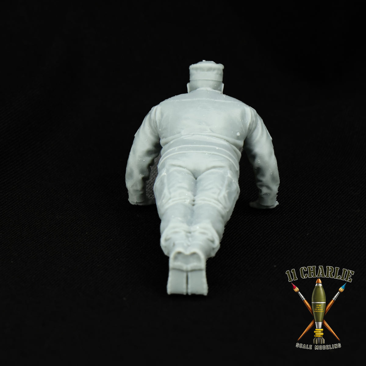 Single Soldier in Pushup Position