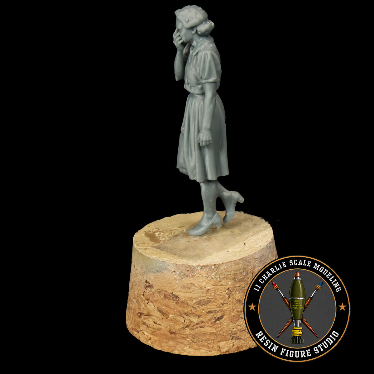 Single WWII Era Woman Crying